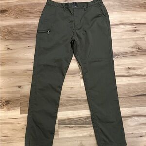 J. Crew Men's Dark Green Chinos